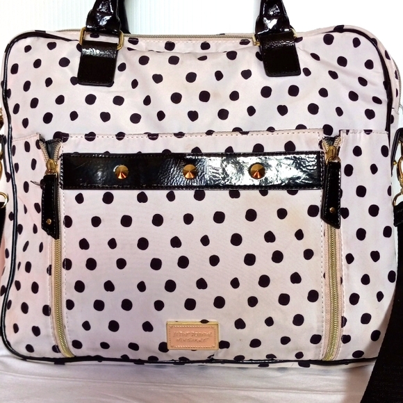 Betsey Johnson Bags Betsey Johnson Polka Dot Laptop Bag Poshmark
